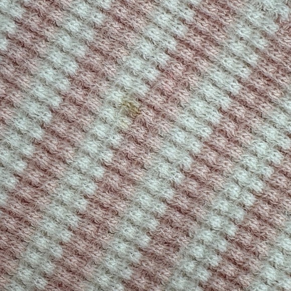 J. Jill Soft Pink and White Striped Long Sleeve Tee - Picture 6 of 8